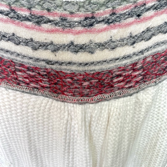 Free People Long Sleeve Waffle Shirt - XS - Picture 6 of 11